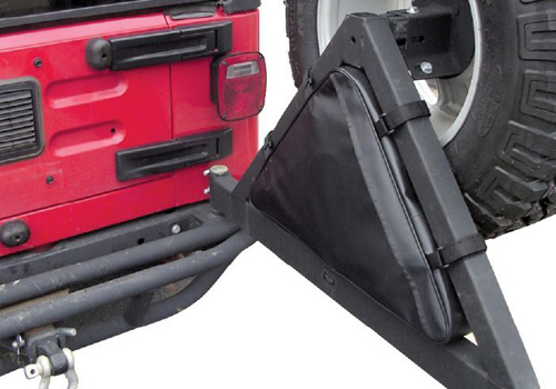 Rugged Ridge Jeep Wrangler Tire Recovery Bag - Click Image to Close